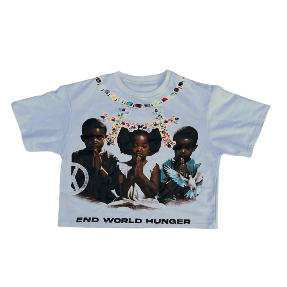 ART IN WAR Feed Hope Tee – A Prayer for the World