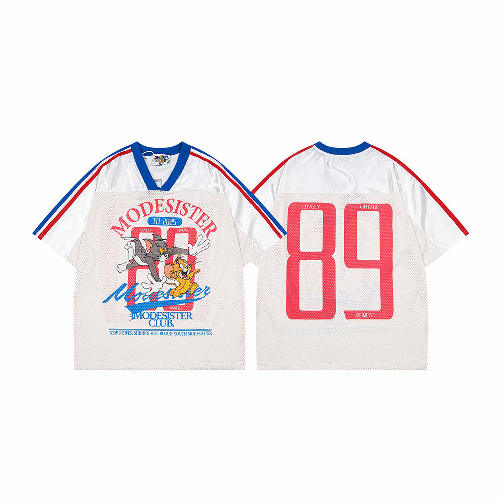 Evokyn 89 Cartoon Mesh Jersey T-Shirt