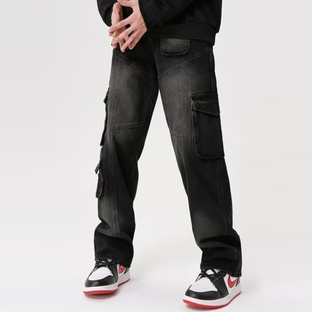 Black Street Pocket Jeans