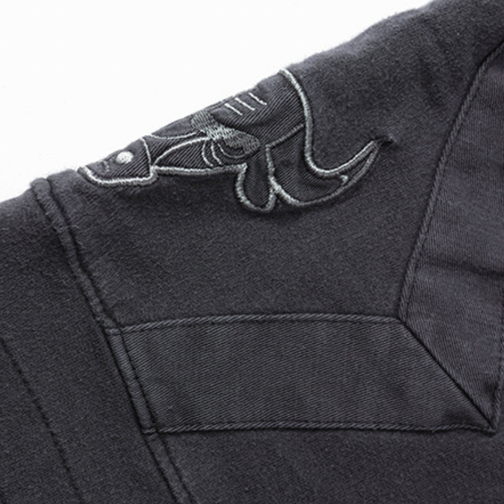 Casual Solid Color Embroidered Shorts