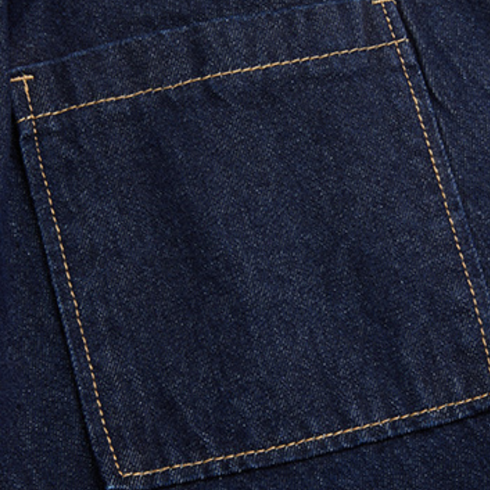 Japanese Solid Color Loose Jeans