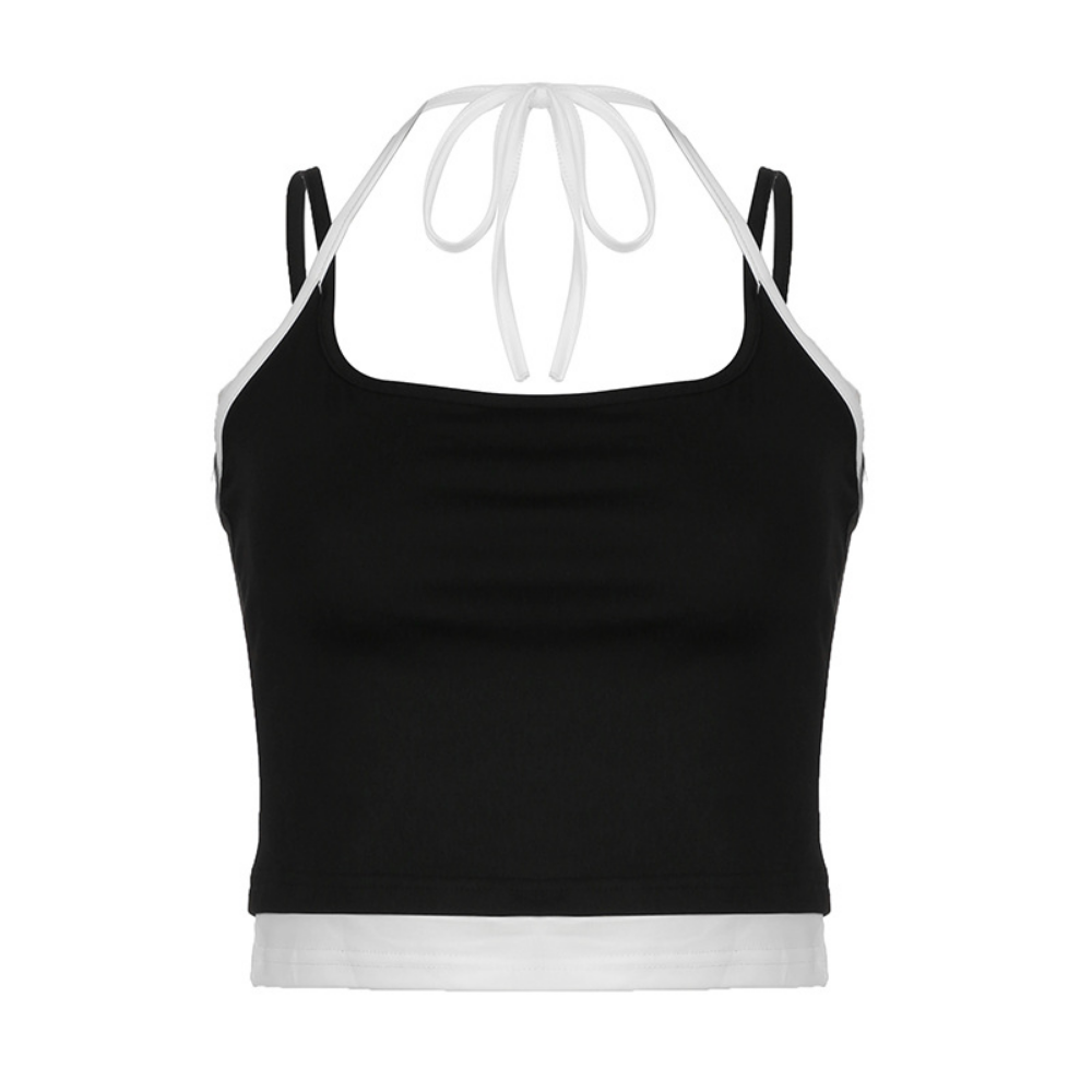 Women's Sport Contrast Color Stitching Cami Top