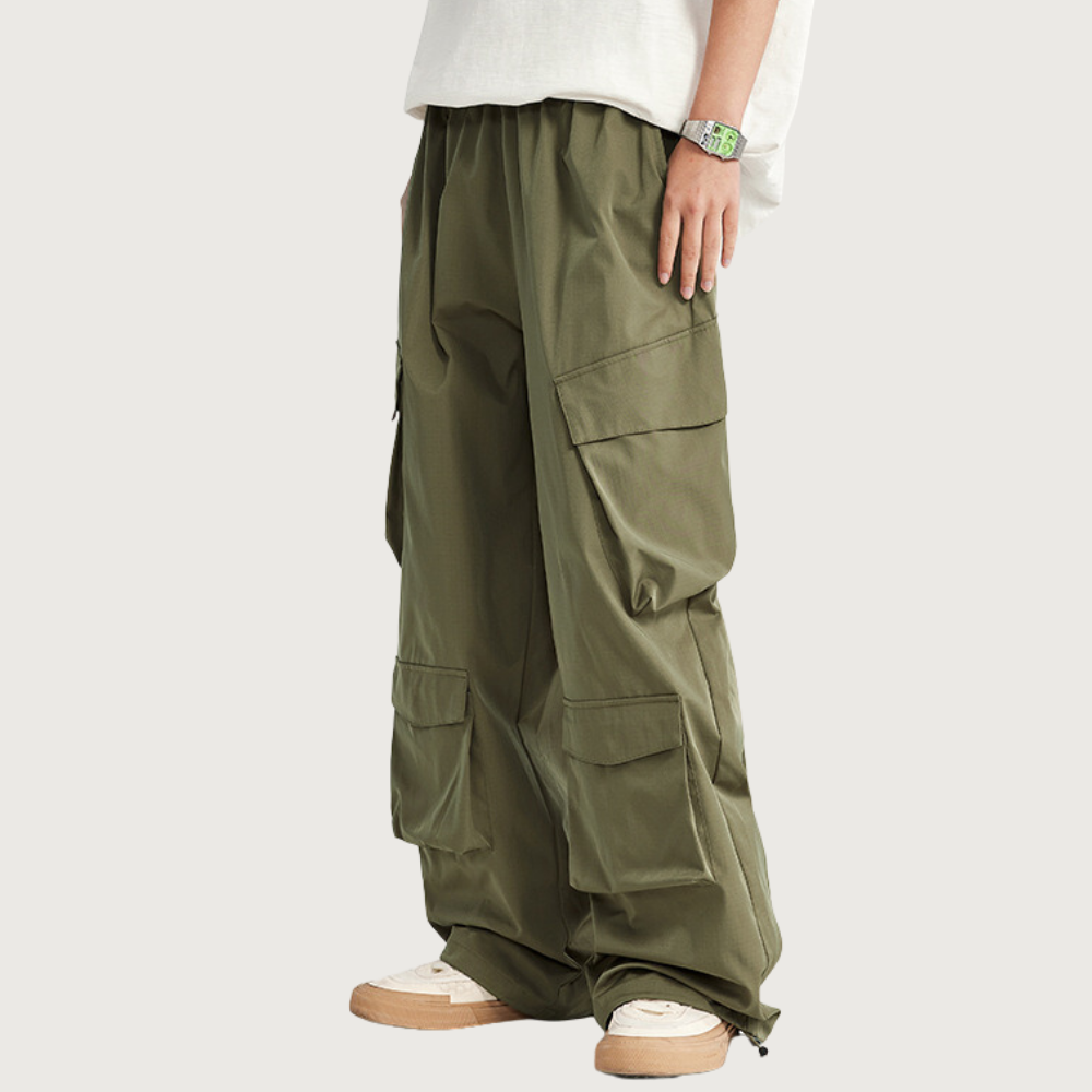Relaxed Multi-pocket Cargo Pants