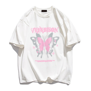 Vintage Gradient Butterfly T-shirt