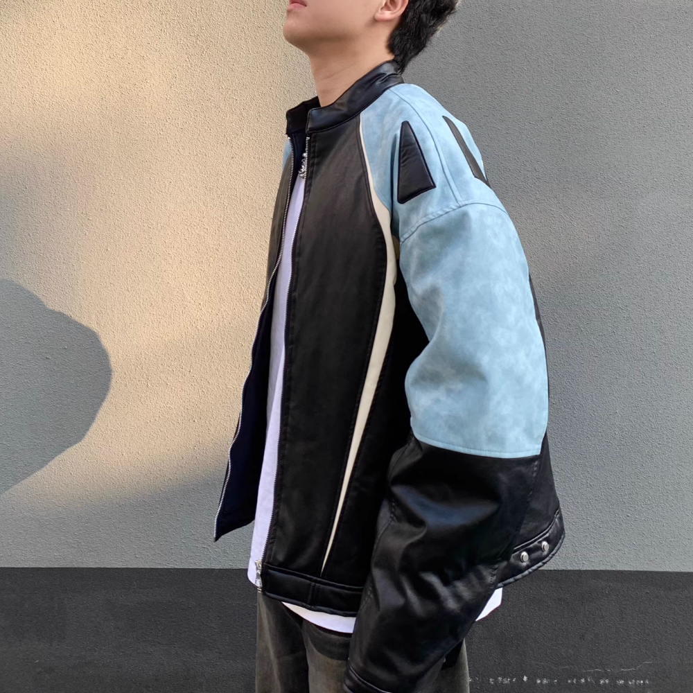 High Street Leather Biker Jacket