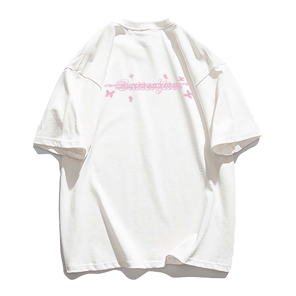 Vintage Gradient Butterfly T-shirt