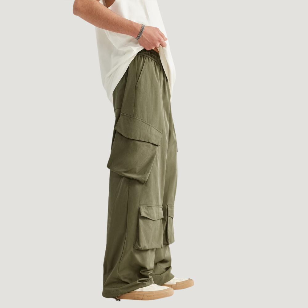 Relaxed Multi-pocket Cargo Pants