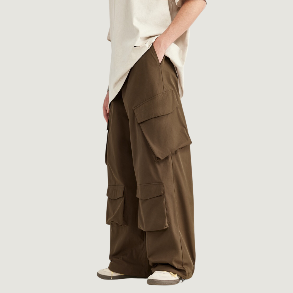 Relaxed Multi-pocket Cargo Pants