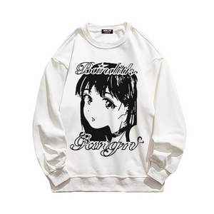 Manga Girls Graphic Sweatshirt