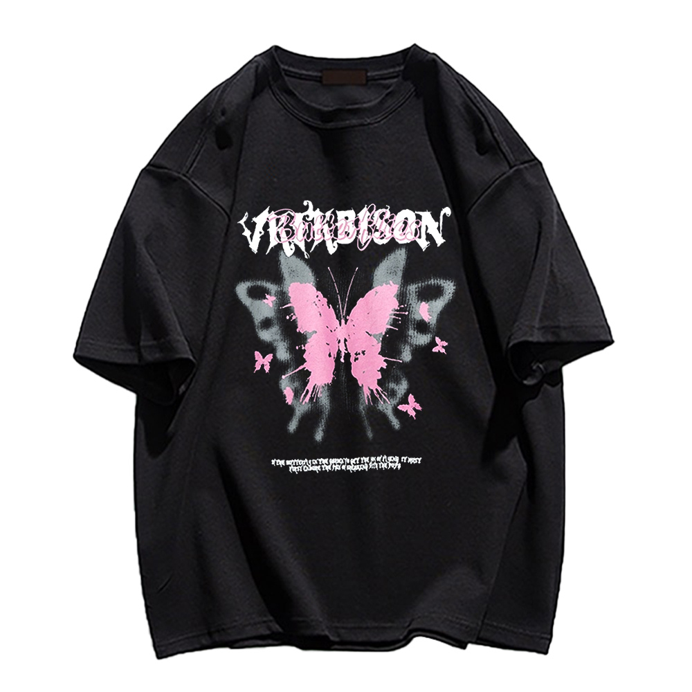 Vintage Gradient Butterfly T-shirt