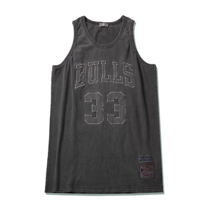 Street Embroidered Basketball Vest