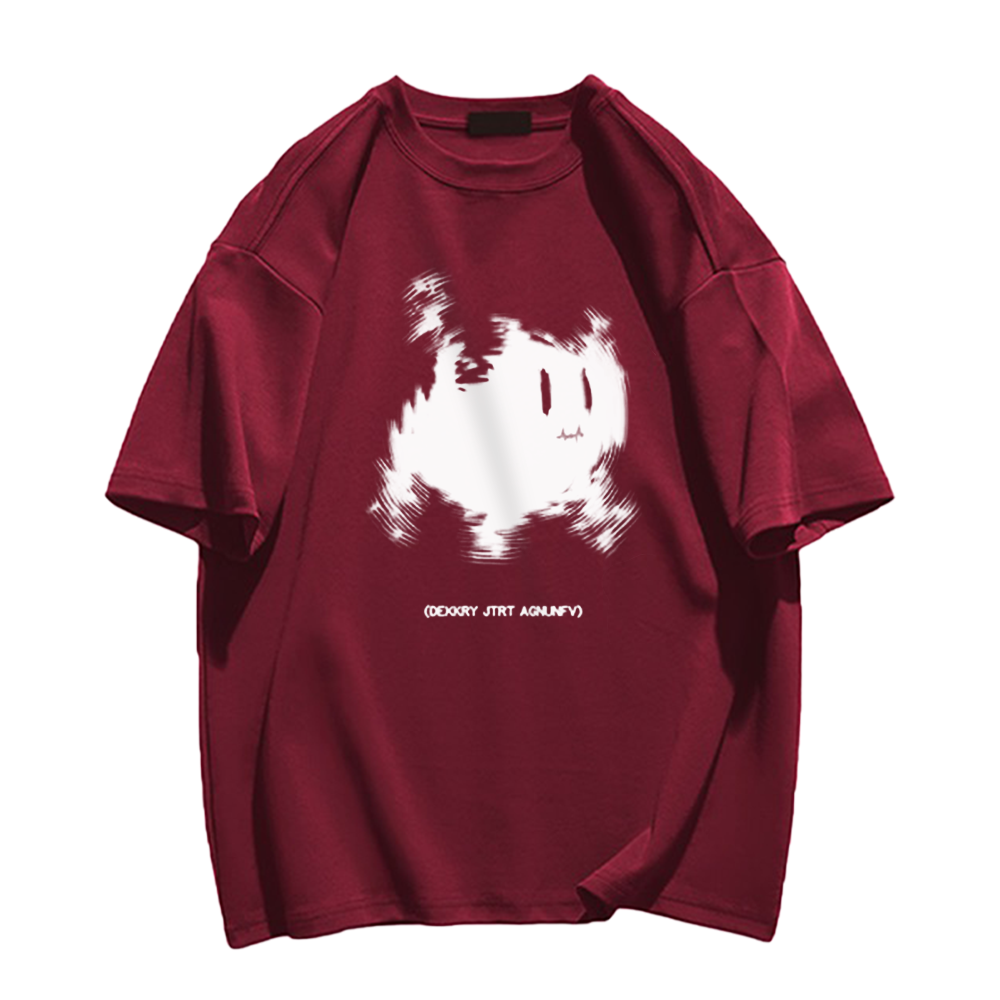 Grumpy Kitty Print T-shirt