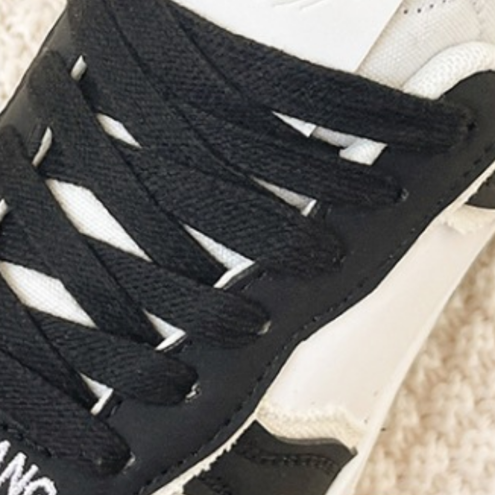 H-Block |Vintage Street Panel Couple Sneakers