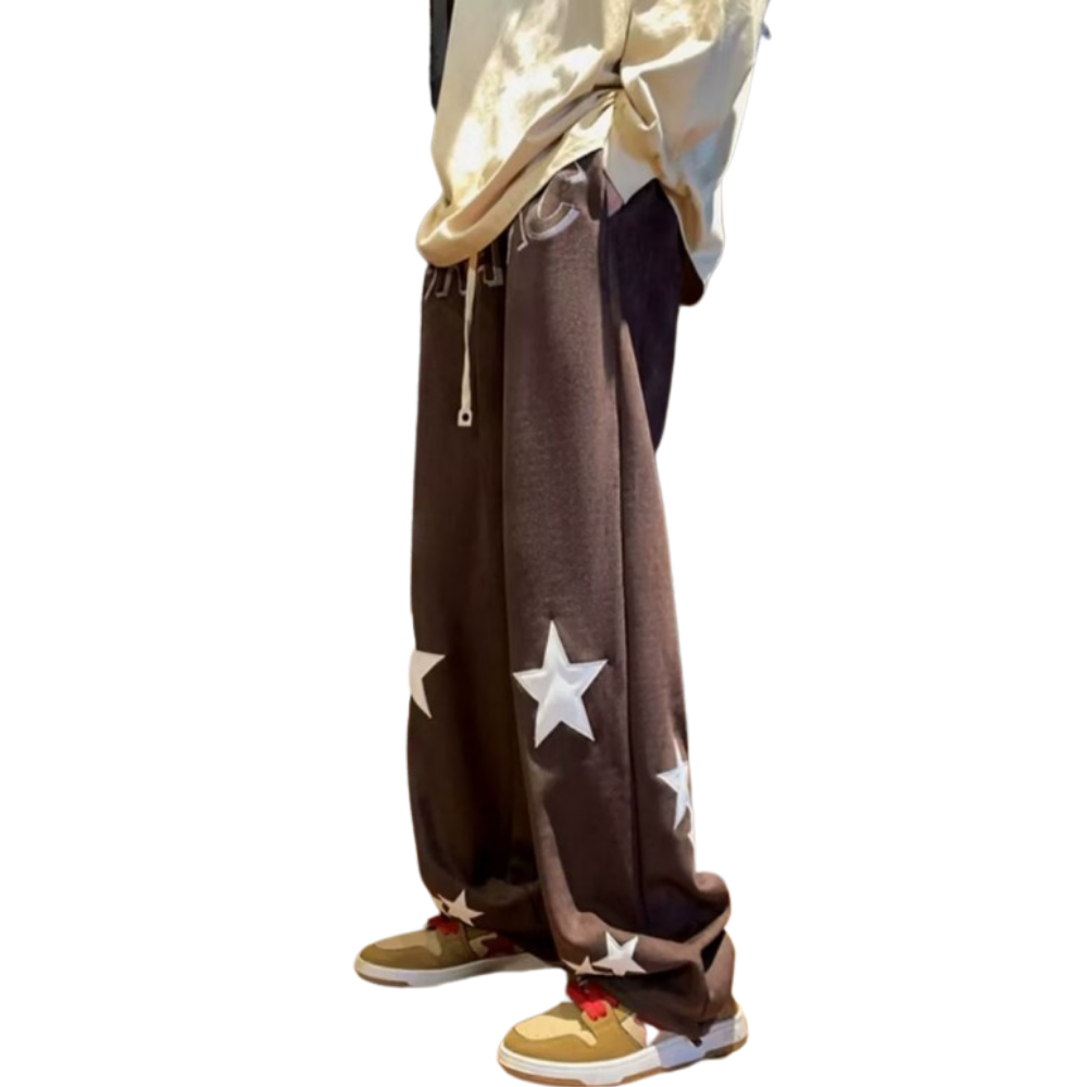 ⚡ Retro Pentagram Slim Sweatpants