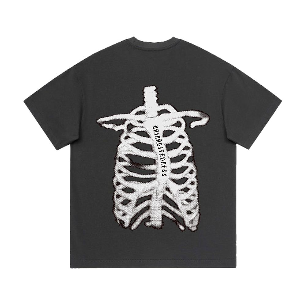 Crush Skull | Urban Dark Skeleton Graphic T-shirt