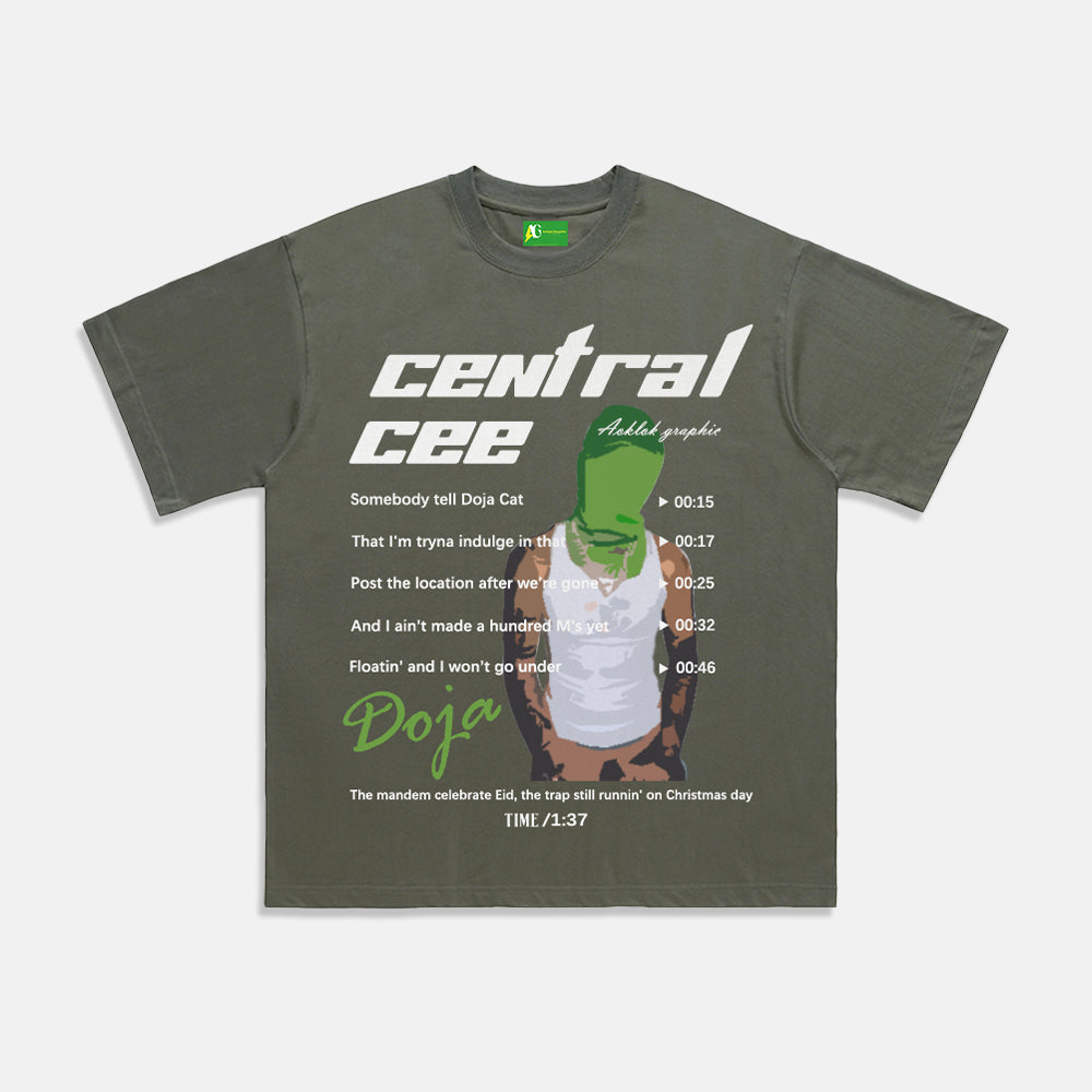 AG Rap Music Lyrics Print T-Shirt