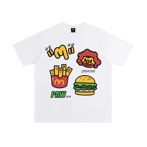 Retro Burger & Fries T-Shirt