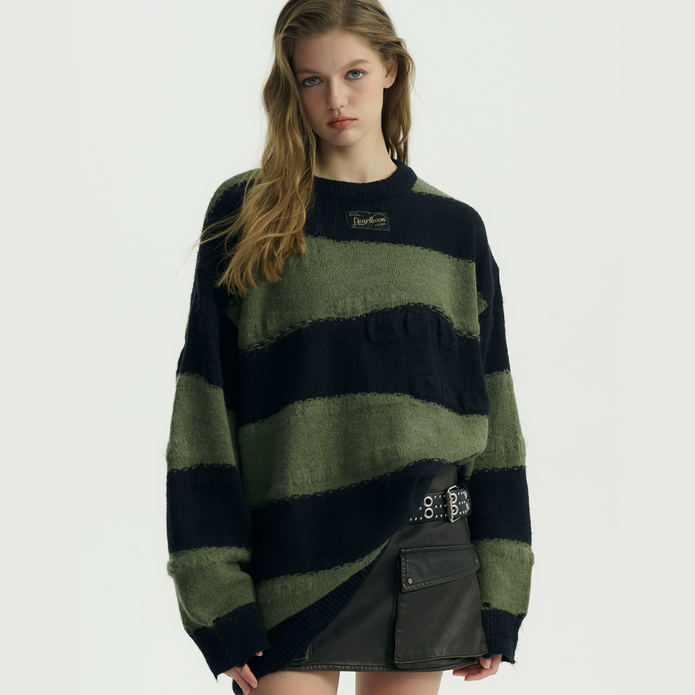 High Street Contrasting Stripes Sweater