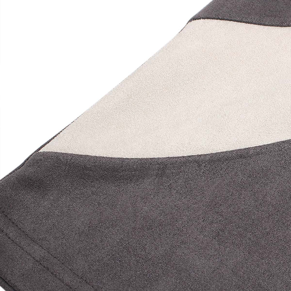 Evokyn Contrast Color Stitching Print Jersey T-Shirt