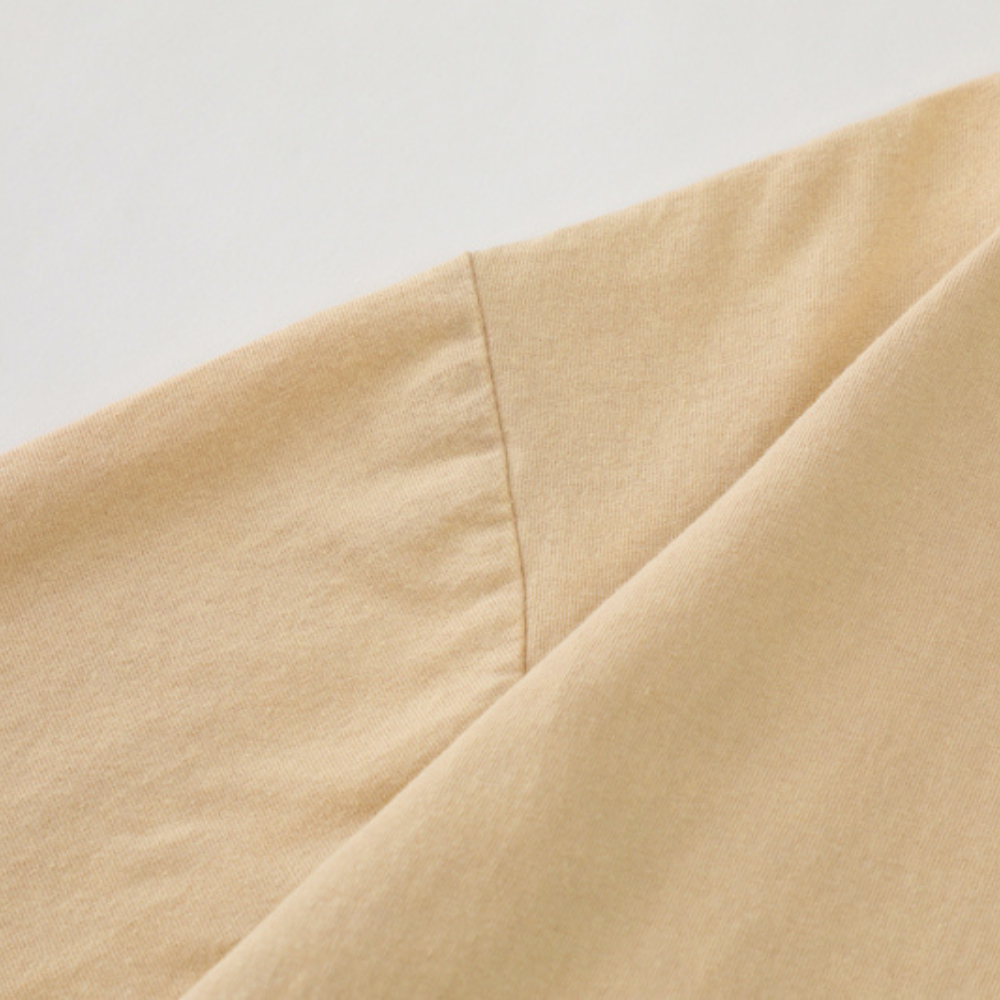 Casual Solid Color Washed T-shirt