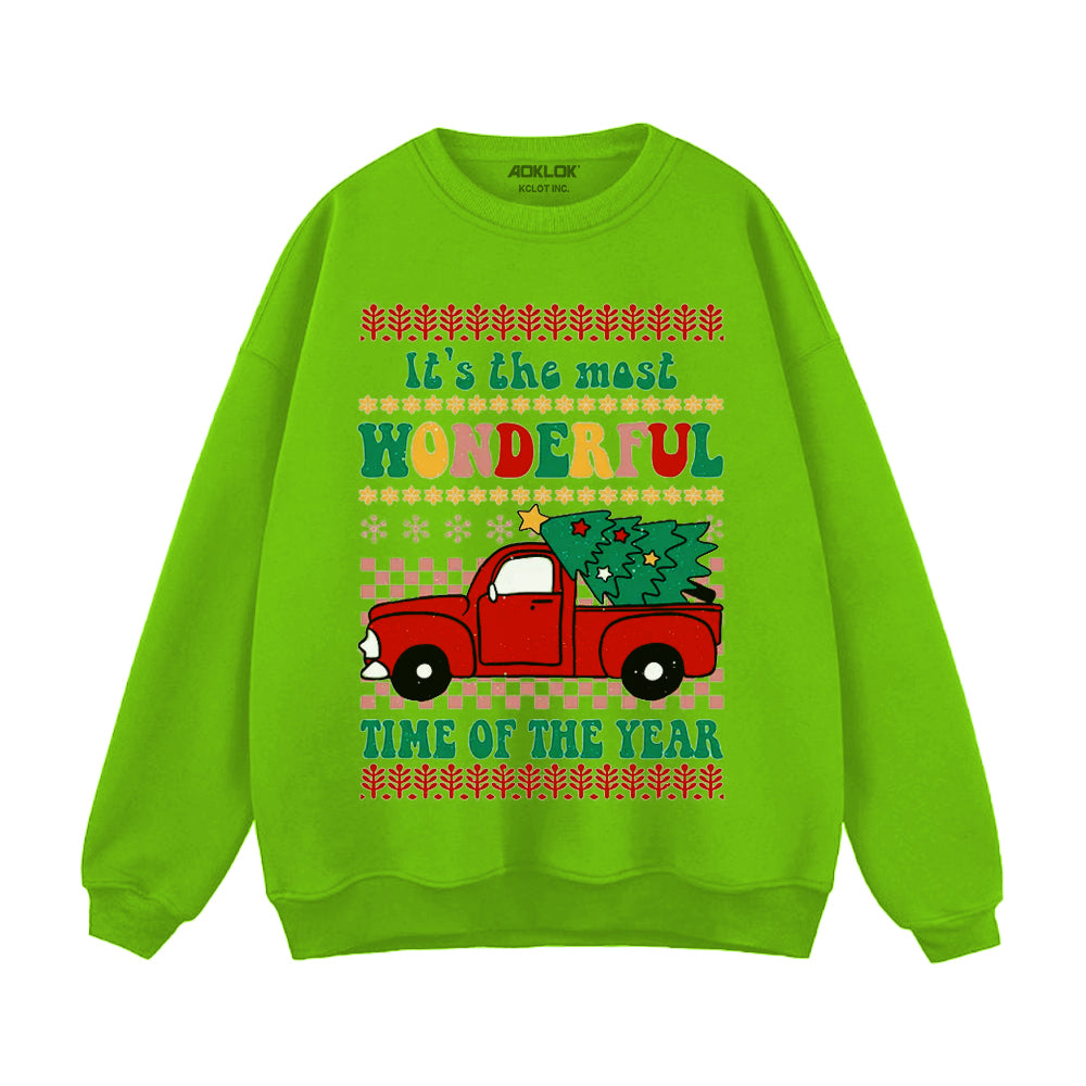 Casual Christmas Style Sweatshirt