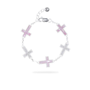 WIC | Street Pink Cross Bracelet