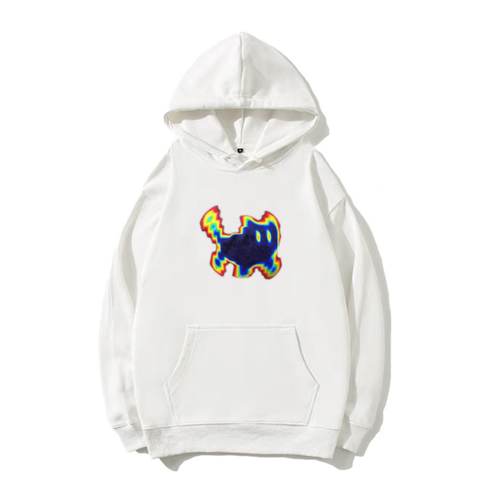Multicolored Gradient Kitten Hoodie