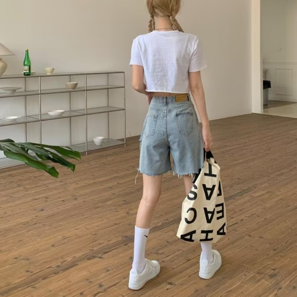 Women's Holed Jorts