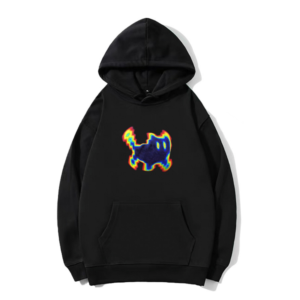 Multicolored Gradient Kitten Hoodie