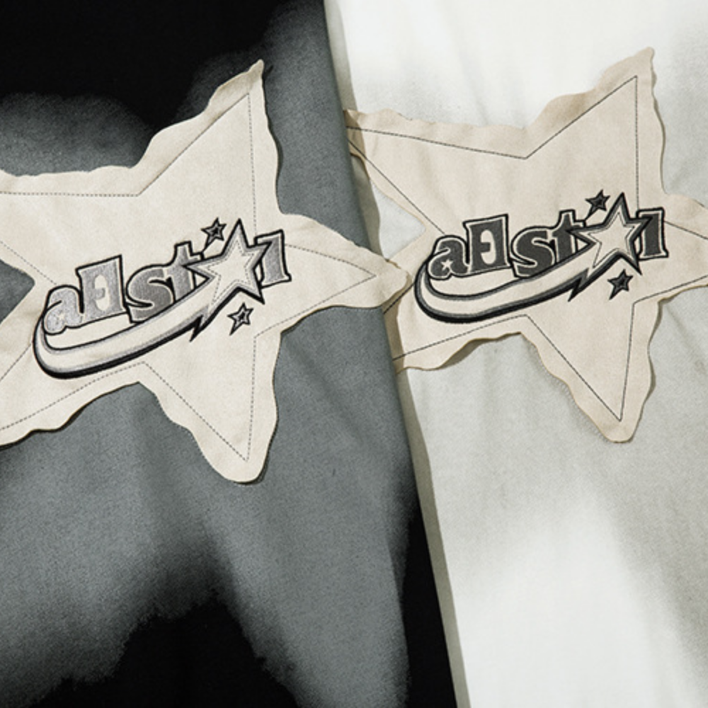 Star Patch Embroidery T-shirt