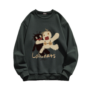 Urban Bold Cartoon Graphic Sweatshirt