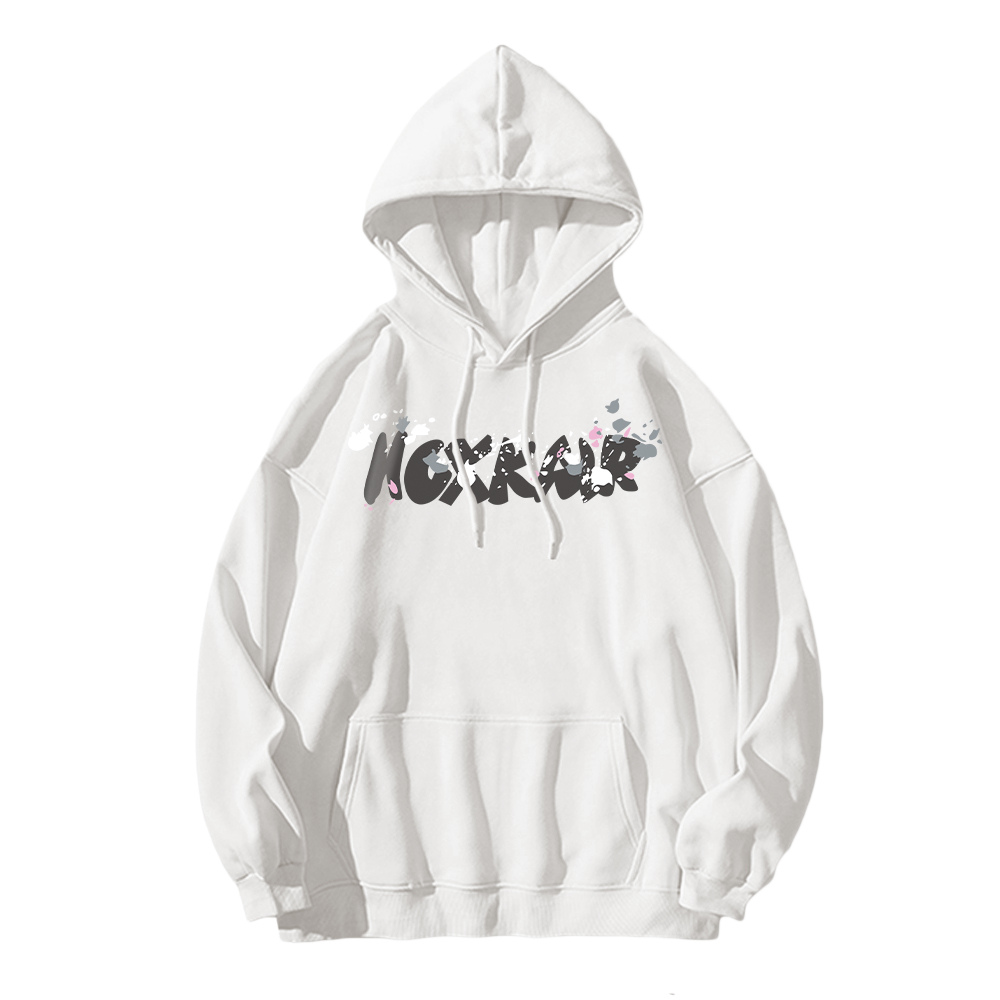 Street Bold Letter Graffiti Hoodie