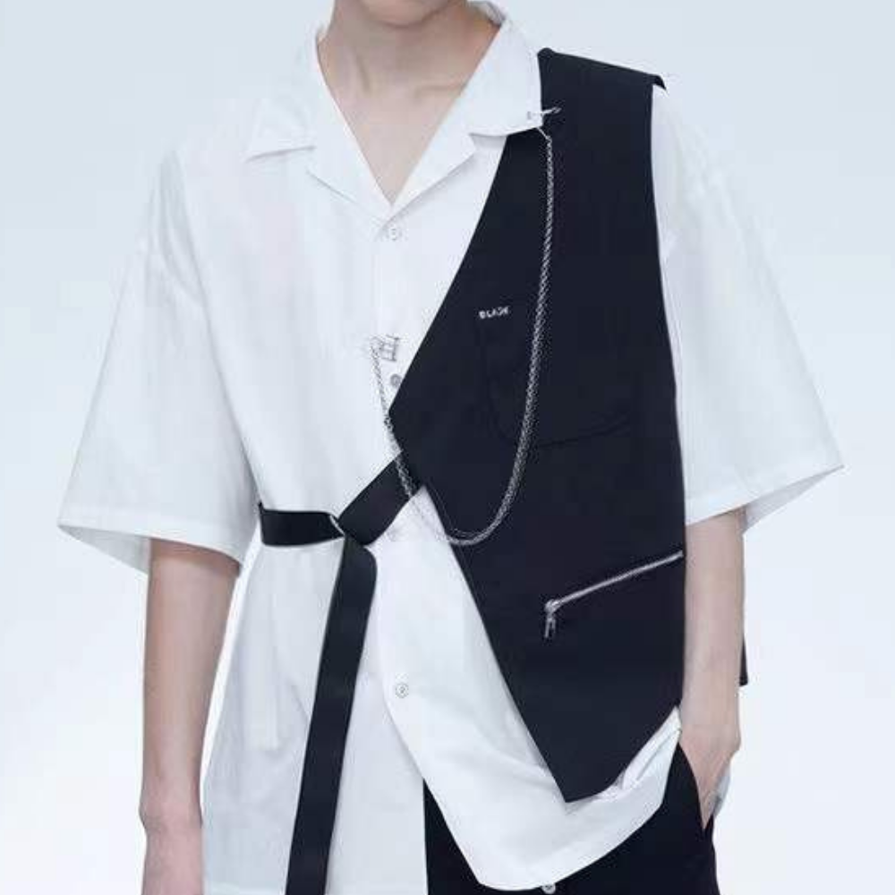 High Street Half Waistcoat Shirt