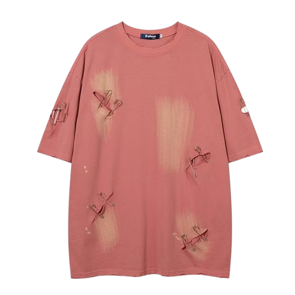 Street Ripped Pin T-shirt
