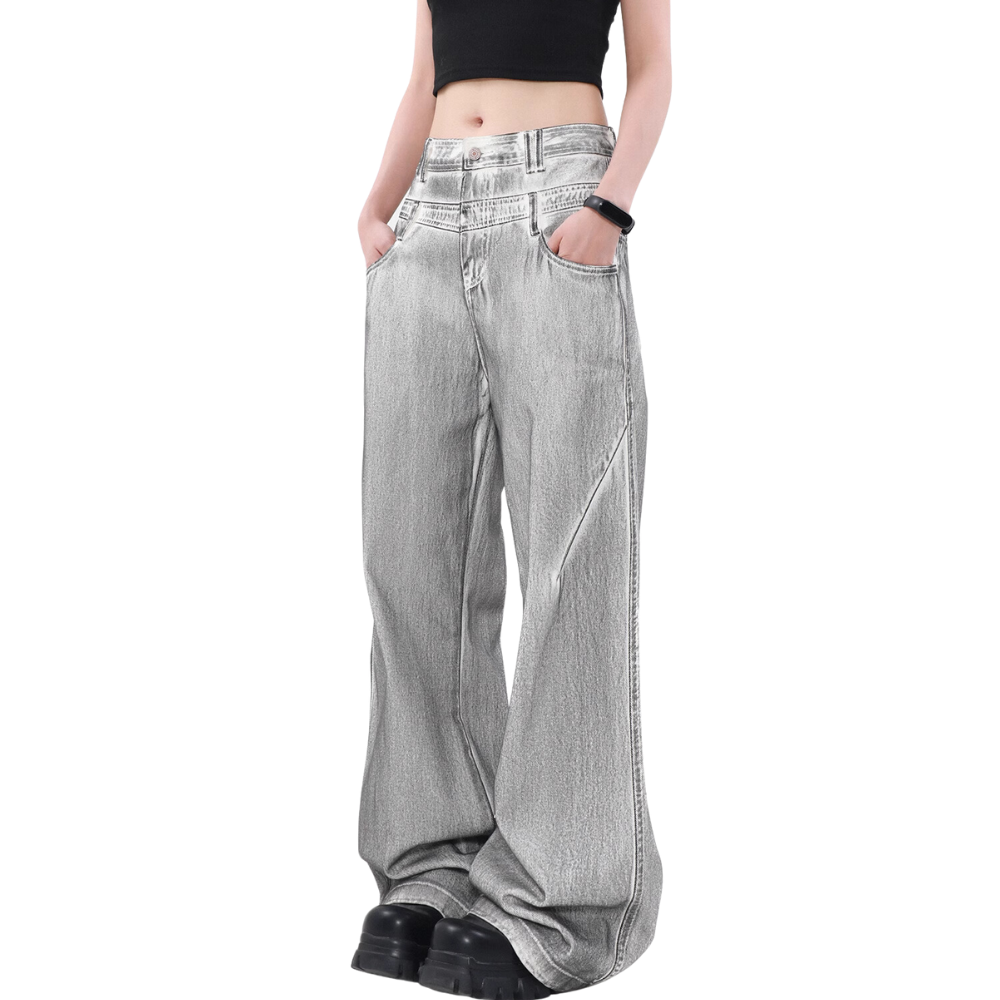 DF |Designer Pencil Stained Jeans