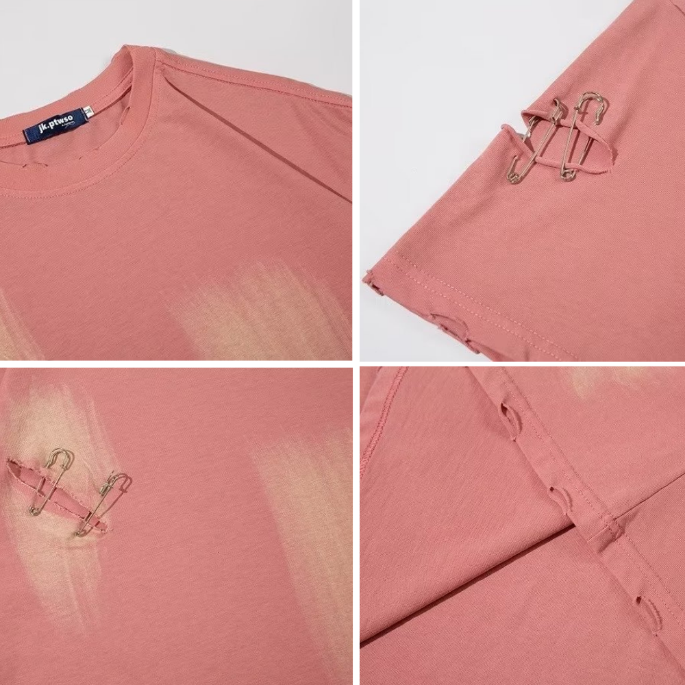 Street Ripped Pin T-shirt