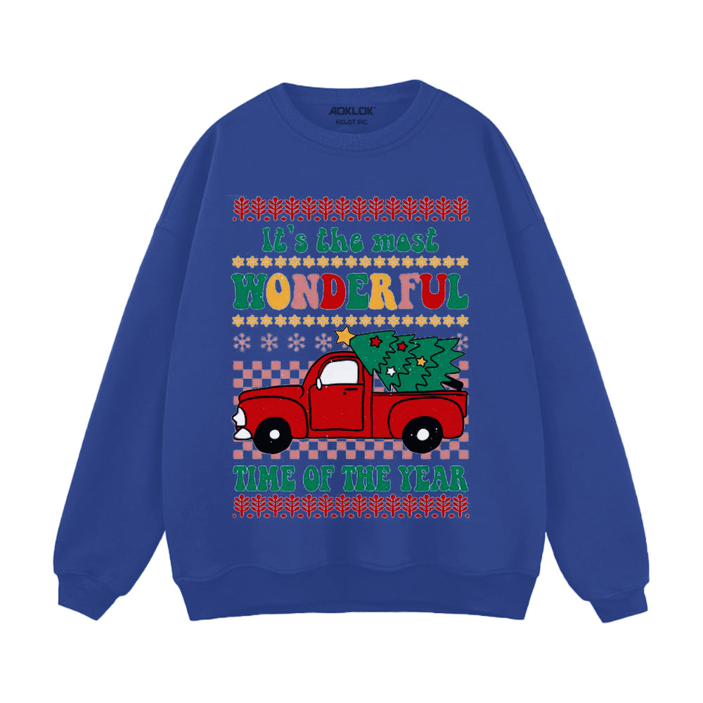 Casual Christmas Style Sweatshirt