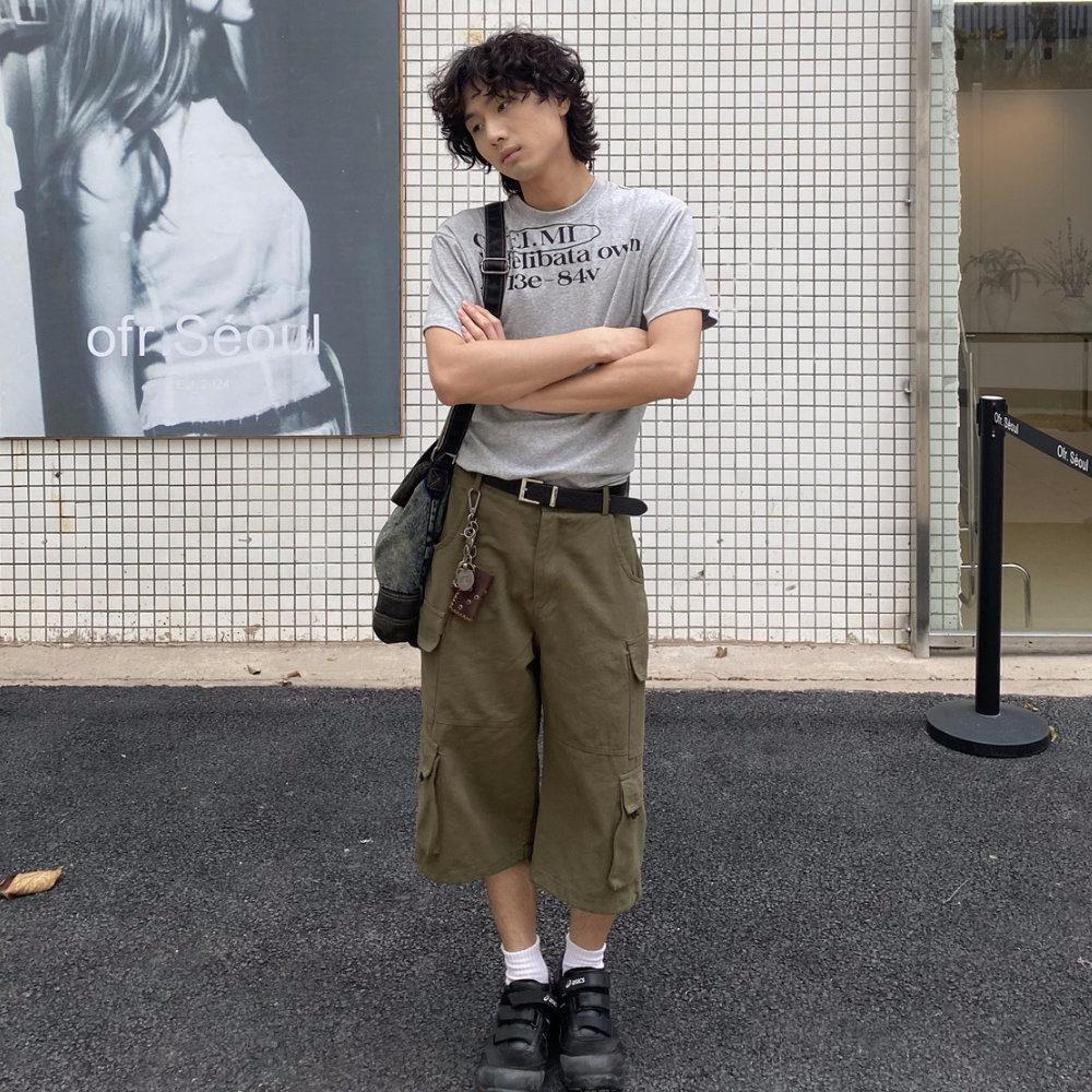 Retro Cargo Large Pocket Shorts