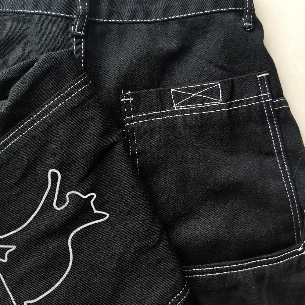 Baggout Skull wide-leg pants