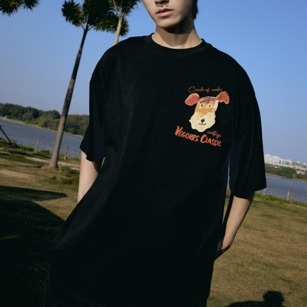 Oil Painting Pet Dog T-Shirt