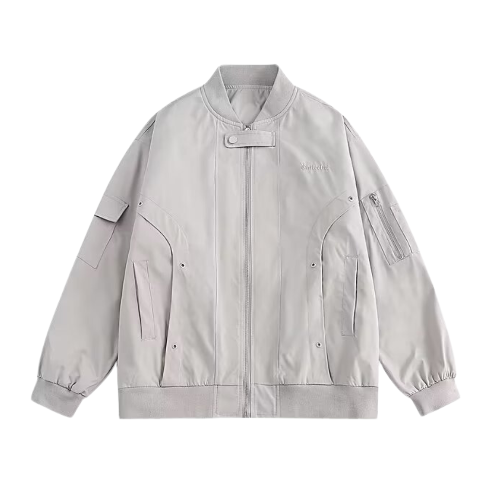 Vintage Multi Pocket Bomber Jacket