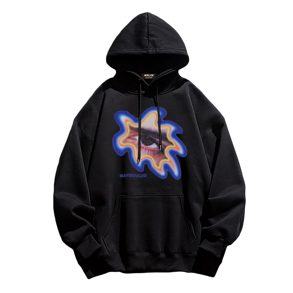 American Abstract Eyes Hoodie