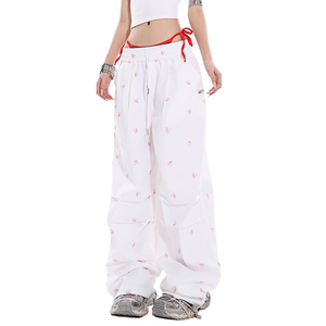 Women's Butterfly Embroidered Sweatpants