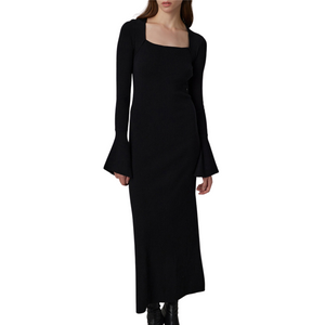 Women's Simple Solid Color Slim Dress