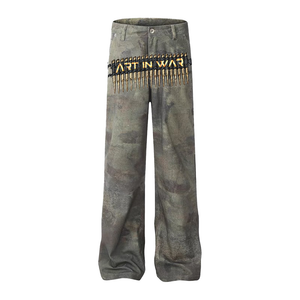 Art In War High Street Distressed Bullet Jeans