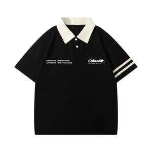 6Kull Retro Brand Logo Polo Shirt