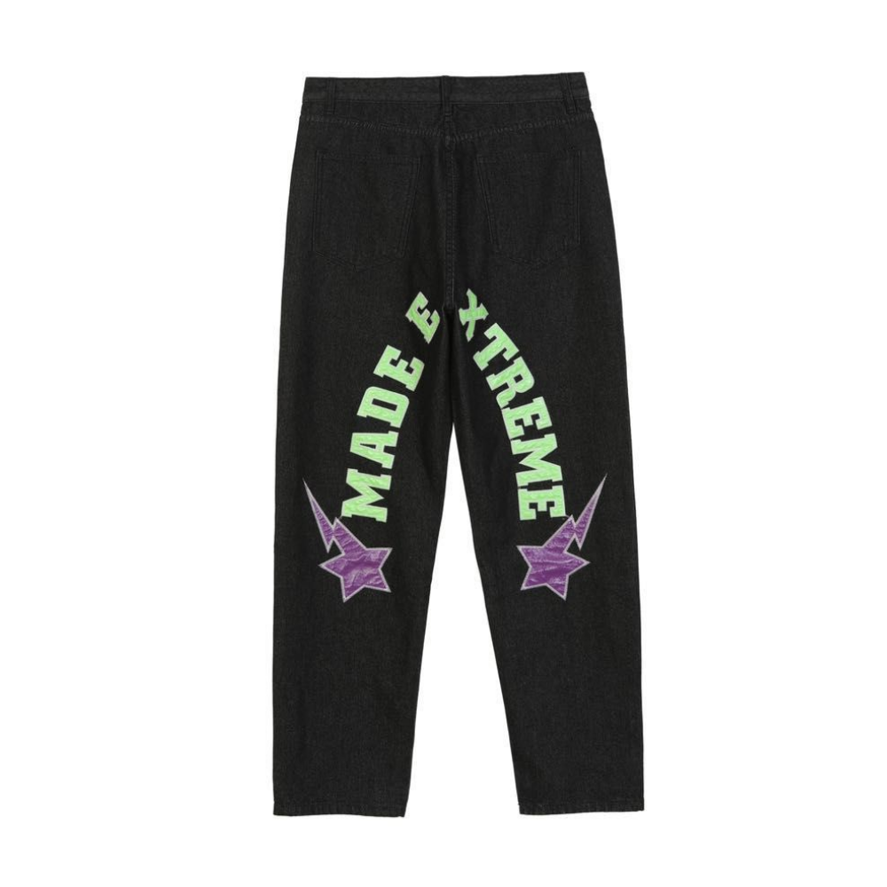 DF| Hip Hop Star Patches Jeans