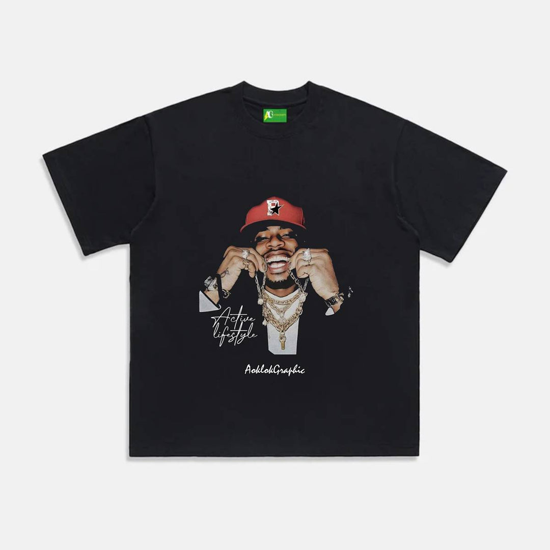 AG Basketball Sunny And Cheerful Big Boy T-Shirt