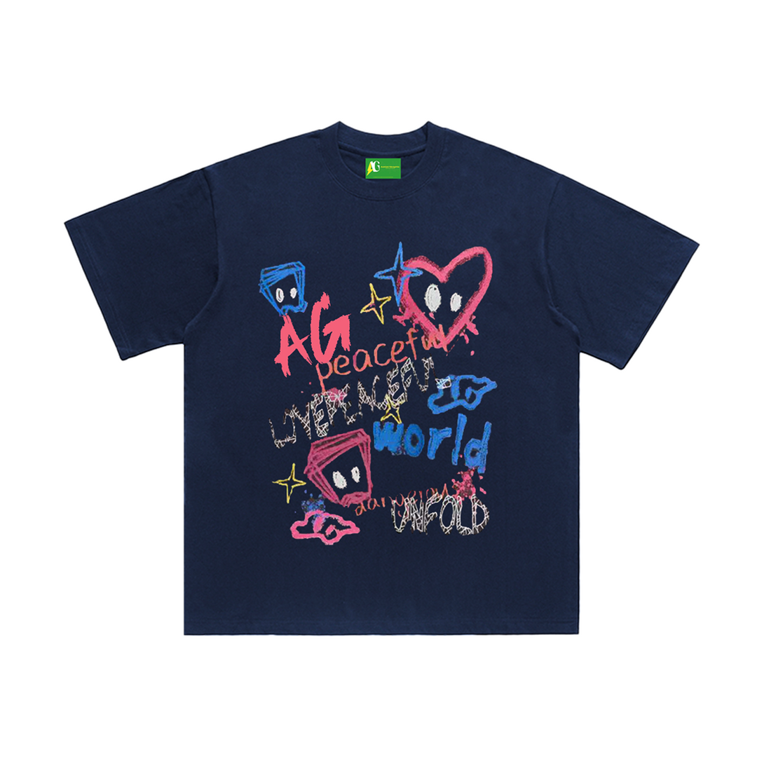 ⚡AG Love Graffiti Street Style T-Shirt