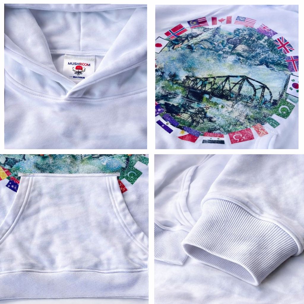 Global Unity Hoodie – Clean Graphic Streetwear Pullover (Unisex)